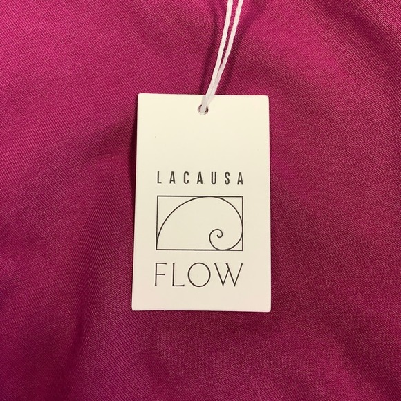 NEW! Lacausa Flow Size X-Large XL Prana Unitard Dragon Fruit Yoga $98 msrp H15-1 - Picture 6 of 9
